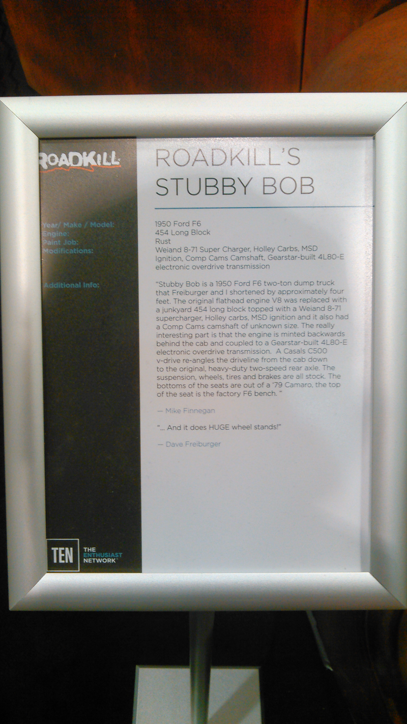 Illustration for article titled SEMA Day 4 BONUS - Stubby Bob!